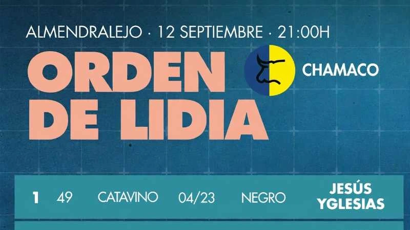 Sorteada la novillada de Chamaco para la gran final del Circuito de Extremadura en Almendralejo