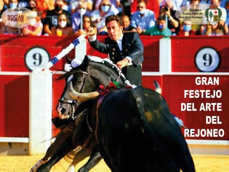 Oliva de la Frontera abrocha sus fiestas con un gran festejo de rejones