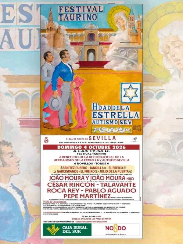 La Maestranza acogerá un gran festival taurino a beneficio de la Hermandad de la Estrella y Autismo Sevilla