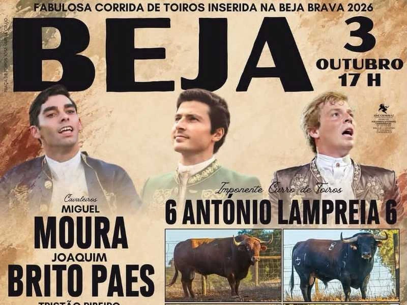 Gran cartel de cavaleiros y forcados para la Beja Brava 2026
