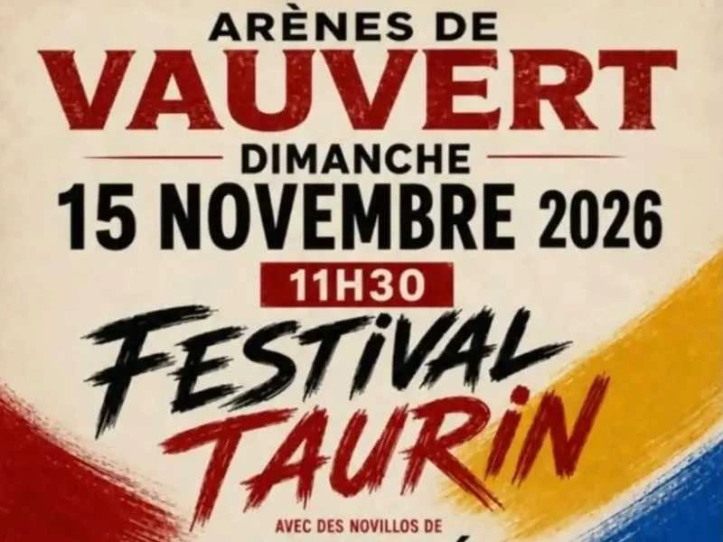 Vauvert anuncia un festival taurino con novillos de Cuillé y un cartel de oportunidad para el 15 de noviembre